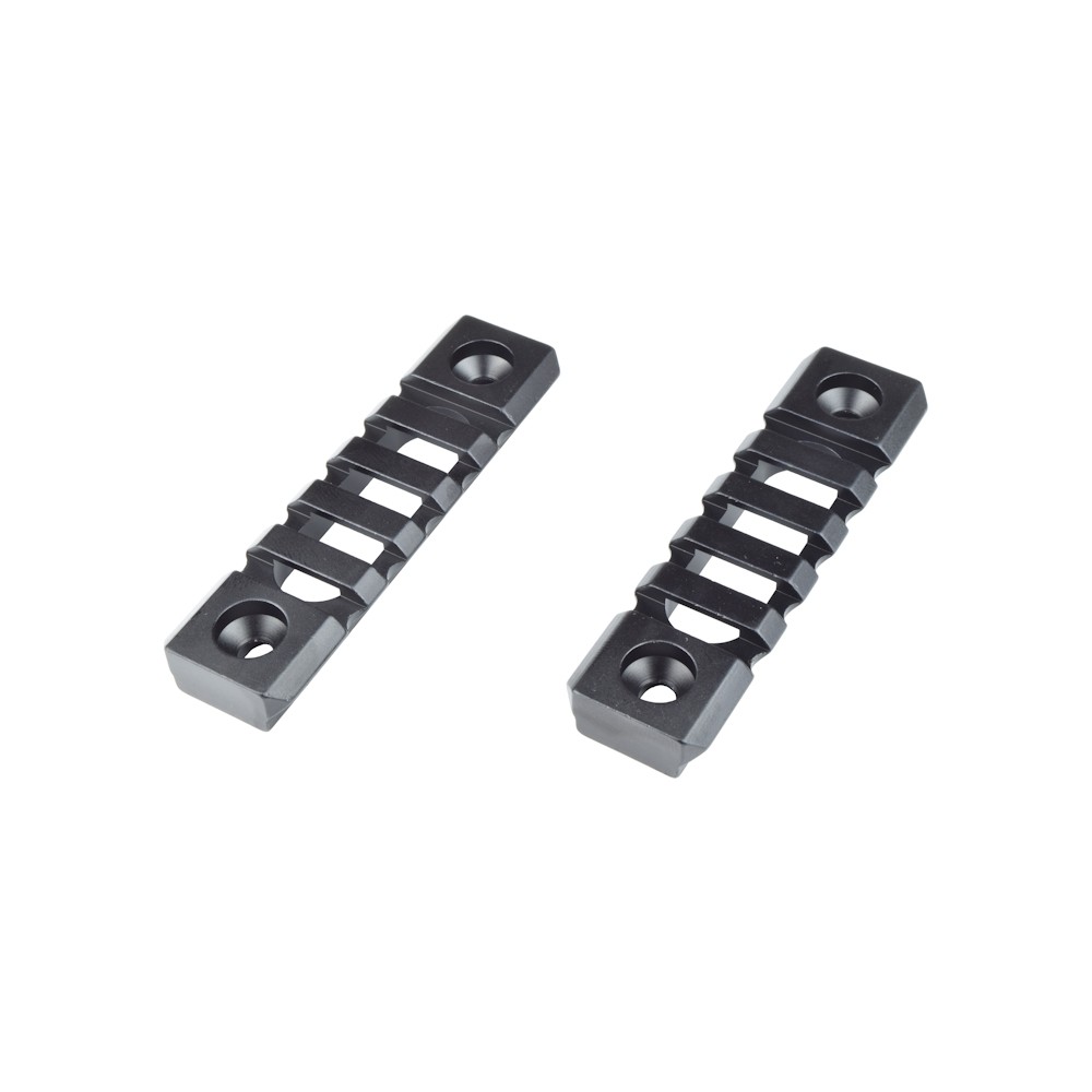 JS-TACTICAL SLITTA STANDARD 20mm 5 SLOTS PER KEYMOD NERO - 2 PEZZI (JS-KMRL7)