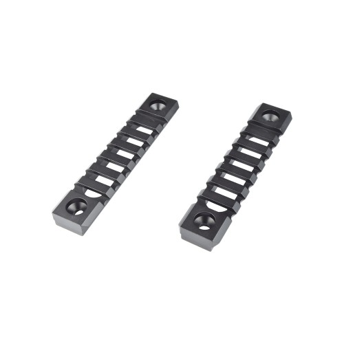 JS-TACTICAL STANDARD 20mm 7 SLOTS RAIL FOR KEYMOD BLACK - 2 PIECES (JS-KMRL9)