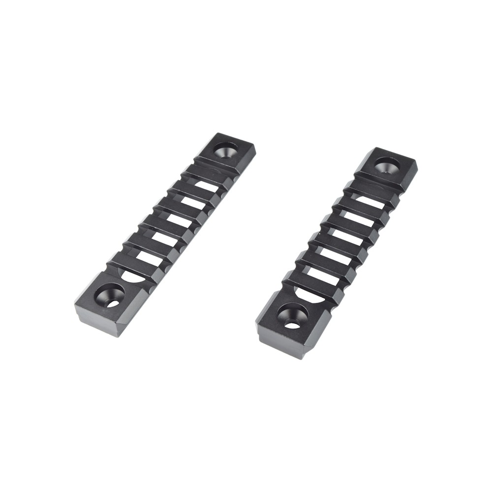 JS-TACTICAL SLITTA STANDARD 20mm 7 SLOTS PER KEYMOD NERO - 2 PEZZI (JS-KMRL9)