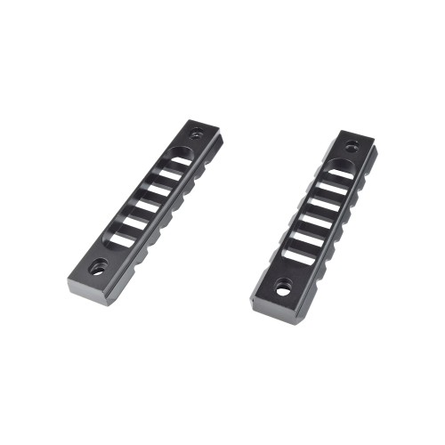 JS-TACTICAL STANDARD 20mm 7 SLOTS RAIL FOR KEYMOD BLACK - 2 PIECES (JS-KMRL9)