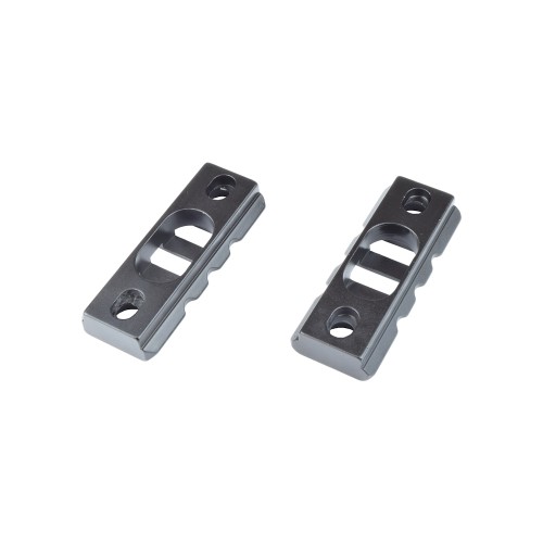 JS-TACTICAL SLITTA STANDARD 20mm 3 SLOTS PER KEYMOD NERO - 2 PEZZI (JS-KMRL5)