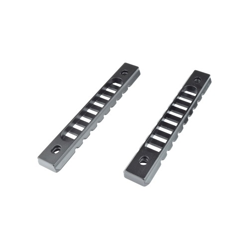 JS-TACTICAL SLITTA STANDARD 20mm 9 SLOTS PER KEYMOD NERO - 2 PEZZI (JS-KMRL11)