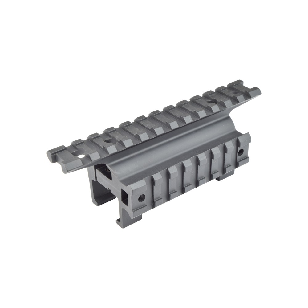 JS-TACTICAL DOUBLE STANDARD 20mm RAIL FOR MP5 BLACK (JS-HK12)