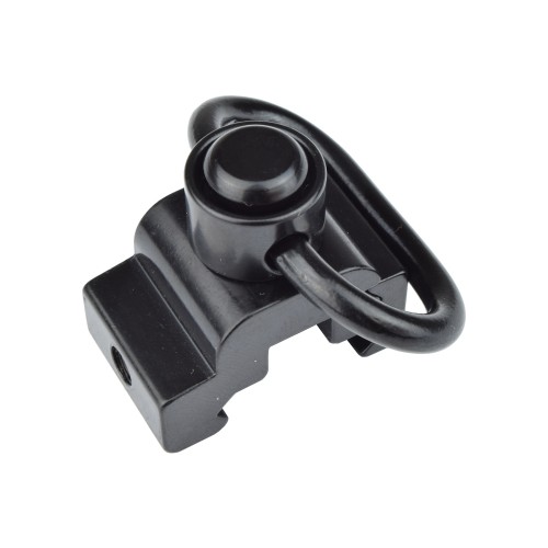 JS-TACTICAL QD SLING SWIVEL WITH 20mm RAILS MOUNT BLACK (JS-SW43)