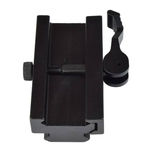 JS-TACTICAL 5 SLOTS STANDARD 20mm RAIL 1/2 INCH RISER QD BLACK (JS-RTQD5)