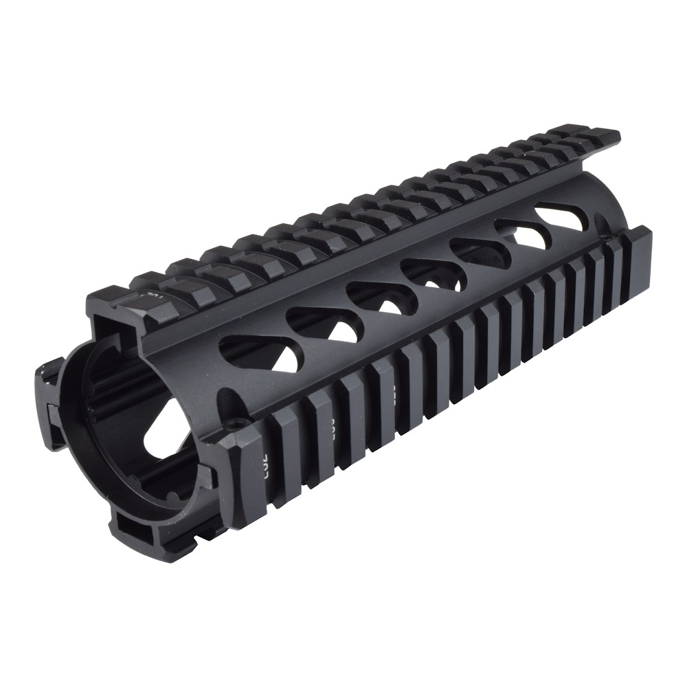 JS-TACTICAL HANDGUARD CARBINE LENGTH QUAD RAIL WITH EXTENSION BLACK (JS-13T)