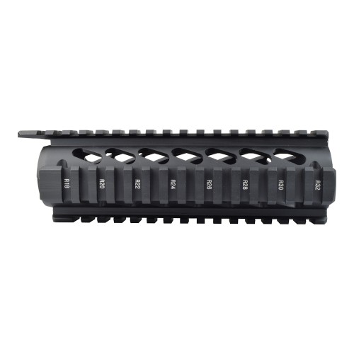 JS-TACTICAL HANDGUARD CARBINE LENGTH QUAD RAIL WITH EXTENSION BLACK (JS-13T)