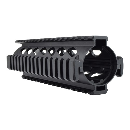 JS-TACTICAL HANDGUARD CARBINE LENGTH QUAD RAIL WITH EXTENSION BLACK (JS-13T)