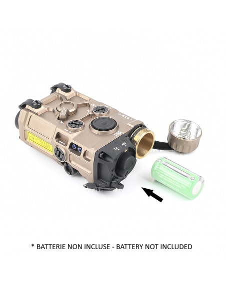WADSN AIMING DEVICE RED/IR LASER WITH WHITE LED DARK EARTH (WD6081-T ...
