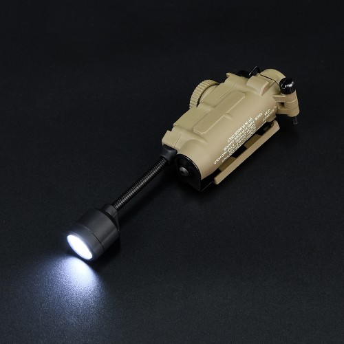 WADSN TACTICAL LED/IR FLASHLIGHT FOR HELMETS DARK EARTH (WD05001-T)