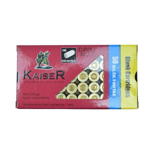 KAISER CARTUCCE A SALVE CALIBRO 9mm (KA9)