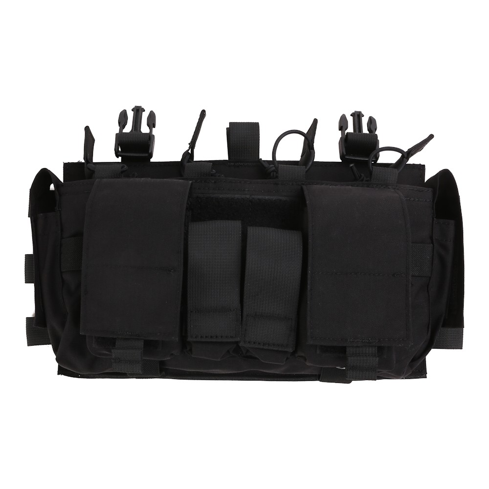 EMERSONGEAR PANNELLO PER CHEST RIG CON TASCA PORTA CARICATORI NERO (EM7363BK)