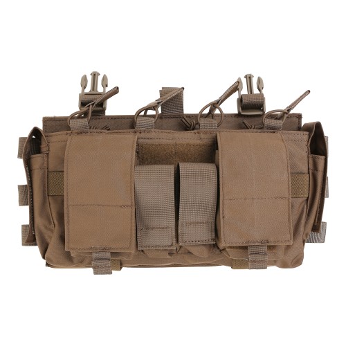 EMERSONGEAR PANNELLO PER CHEST RIG CON TASCA PORTA CARICATORI COYOTE BROWN (EM7363CB)