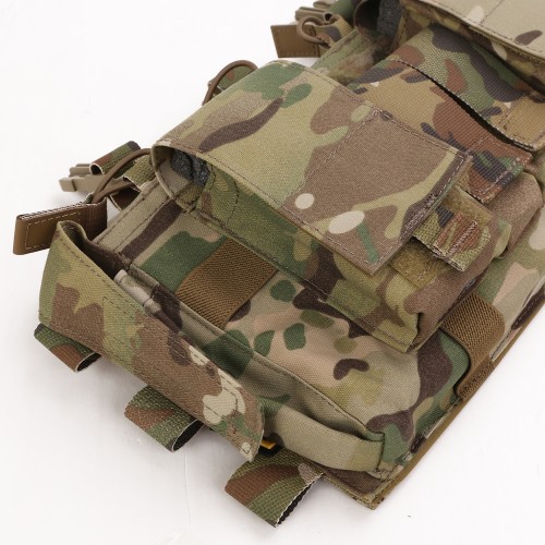 EMERSONGEAR PANNELLO PER CHEST RIG CON TASCA PORTA CARICATORI MULTICAM (EM7363MC)