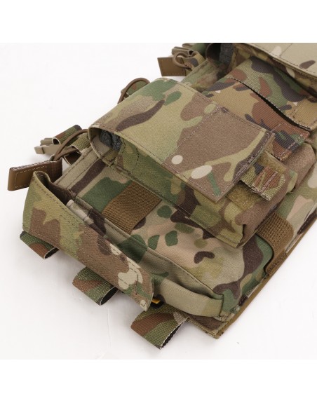 Chest Rig Pack Panel EMERSONGEAR CHEST RIG PANEL WITH MAGAZINE POUCH MULTICAM (EM7363MC ...