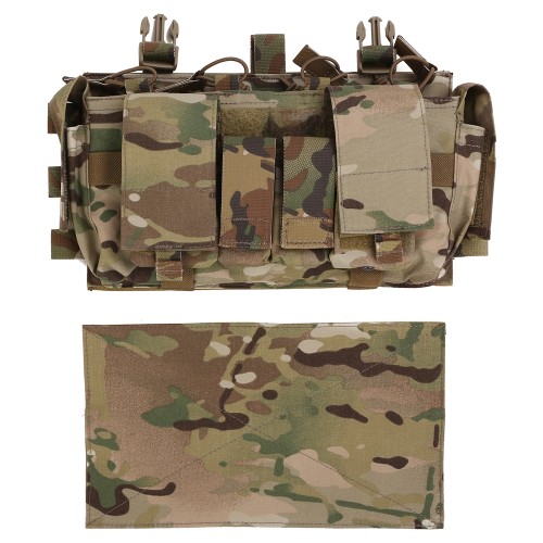 EMERSONGEAR PANNELLO PER CHEST RIG CON TASCA PORTA CARICATORI MULTICAM (EM7363MC)