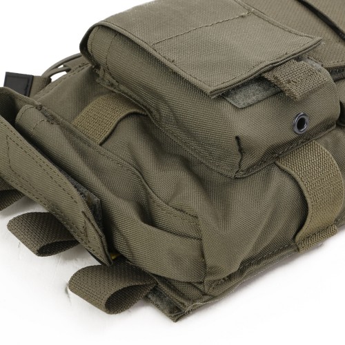 EMERSONGEAR PANNELLO PER CHEST RIG CON TASCA PORTA CARICATORI RANGER GREEN (EM7363RG)