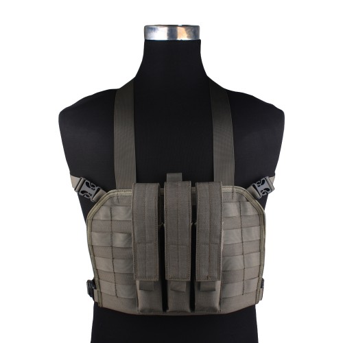 EMERSONGEAR TACTICAL CHEST RIG WITH MP7 MAG POUCHES FOLIAGE GREEN (EM7445B)