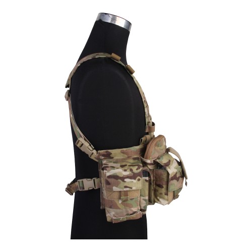 EMERSONGEAR TACTICAL SPLIT FRON CHEST RIG MULTICAM (EM7451)