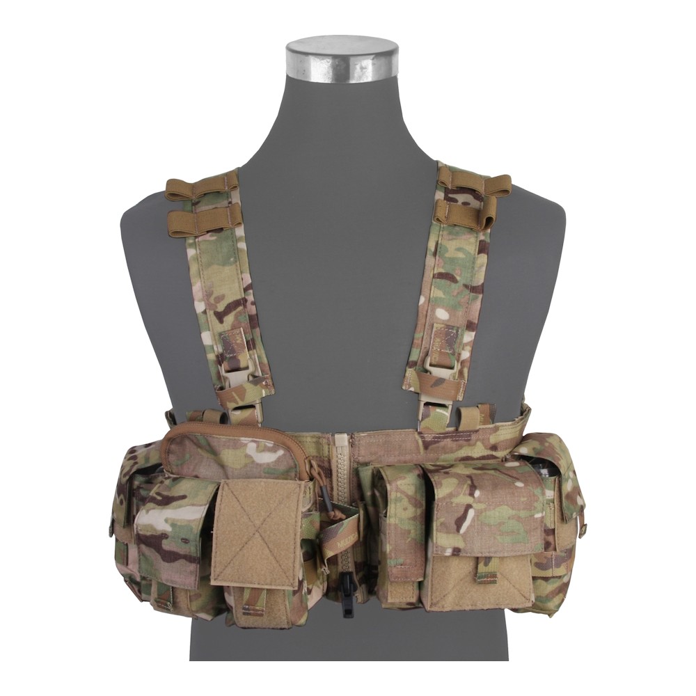 EMERSONGEAR TACTICAL SPLIT FRON CHEST RIG MULTICAM (EM7451)