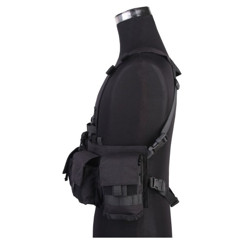 EMERSONGEAR SPLIT FRONT TACTICAL CHEST RIG NERO (EM7451F)