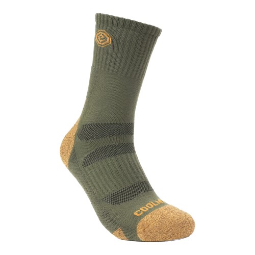 EMERSONGEAR IGUANA MID-TOP SOCKS ARMY GREEN LARGE SIZE (EMB9624AGL)