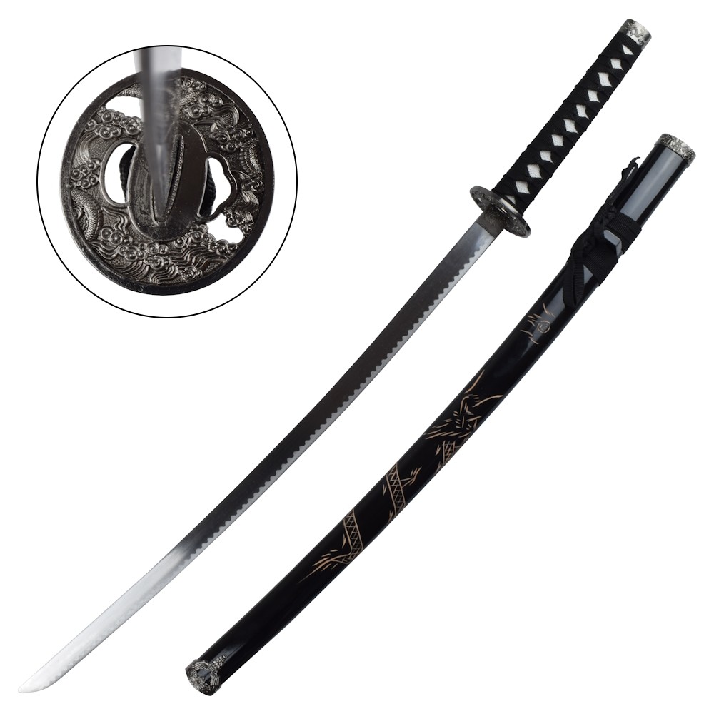 KATANA ORNAMENTALE NERA (ZS574 NERO)