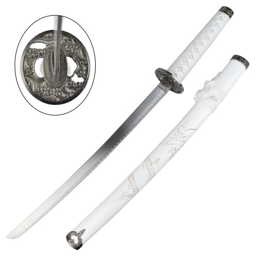 SET ORNAMENTALE BIANCO (ZS 574SET) - WAKIZASHI