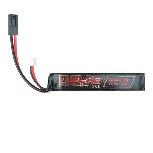 FUEL LI-PO BATTERY 11.1V X 1250MAH 20C STICK (FL-11.1X1250)