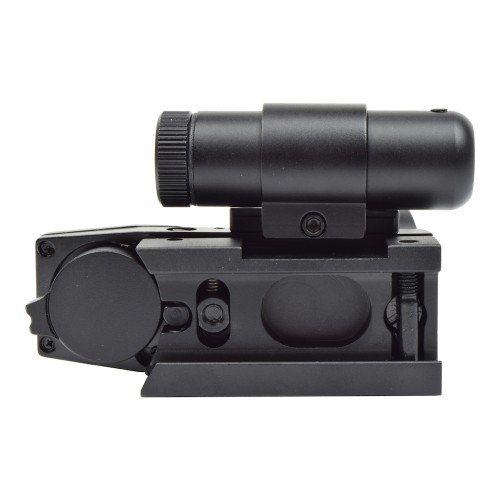 JS-TACTICAL MULTI-RETICLE RED DOT WITH RED LASER BLACK (JS-HD101)