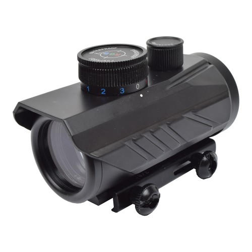 JS-TACTICAL RED DOT SIGHT WITH 20mm & 11mm RAILS MOUNT BLACK (JS-XD30X)