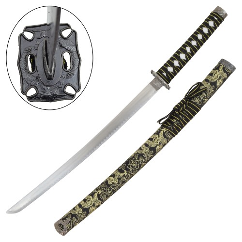 ORNAMENTAL SET KATANA-WAKIZASHI-TANTO (JL029 SET NERO)