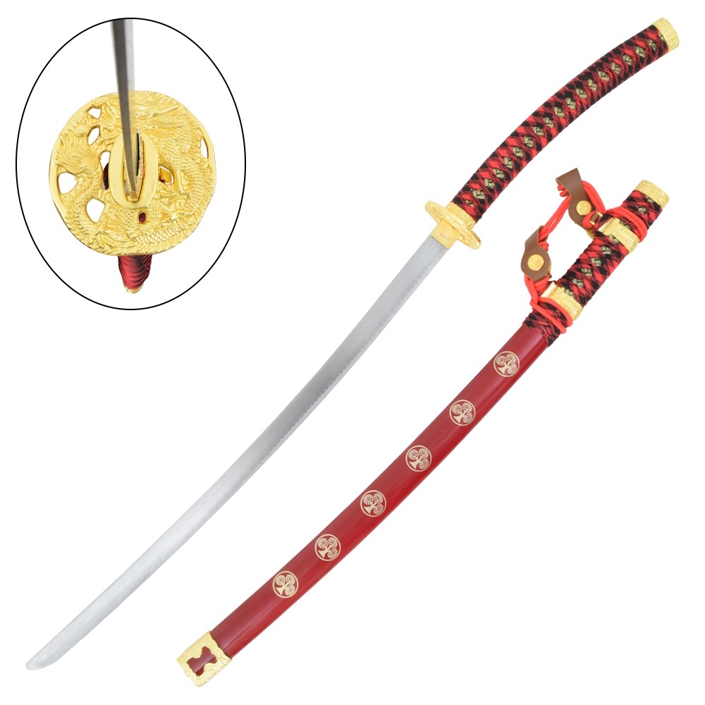 KATANA ORNAMENTALE (JL148 ROSSO)