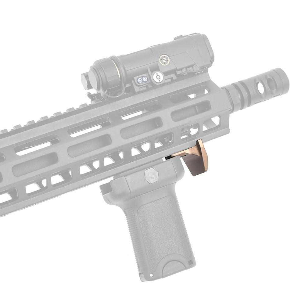 METAL HAND STOP FOR KEYMOD SYSTEMS DARK EARTH (ME6095-T) | Jolly Softair