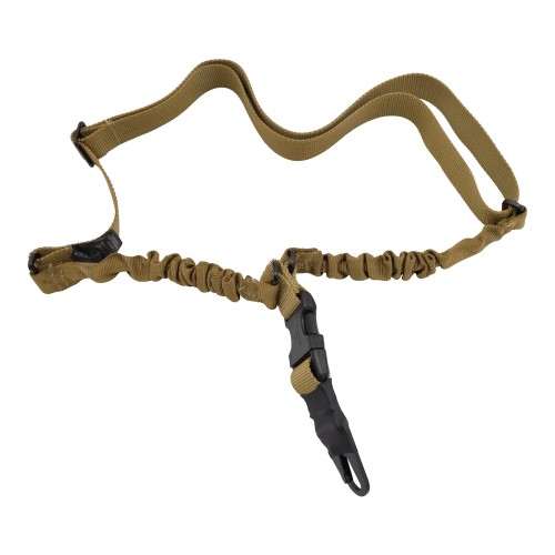 JS-TACTICAL SINGLE POINT BUNGEE SLING COYOTE BROWN (JS-109T)