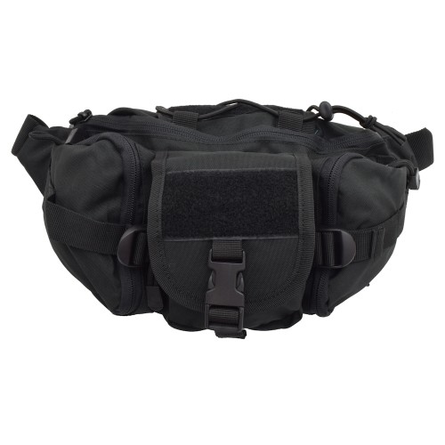 JS-TACTICAL WAIST BAG BLACK (JS-1624B)