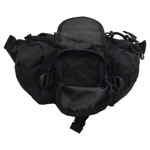 JS-TACTICAL WAIST BAG BLACK (JS-1624B)