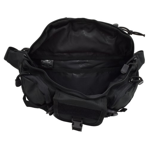 JS-TACTICAL WAIST BAG BLACK (JS-1624B)