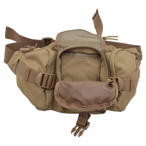 JS-TACTICAL WAIST BAG COYOTE BROWN (JS-1624T)