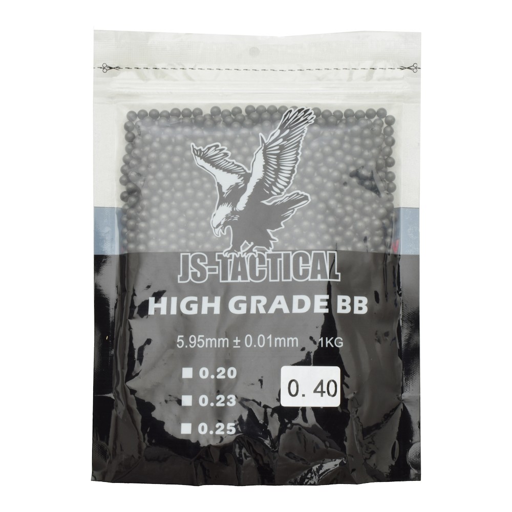 JS-TACTICAL BALL PELLETS 0,40G BLACK (JS-BB0.40)