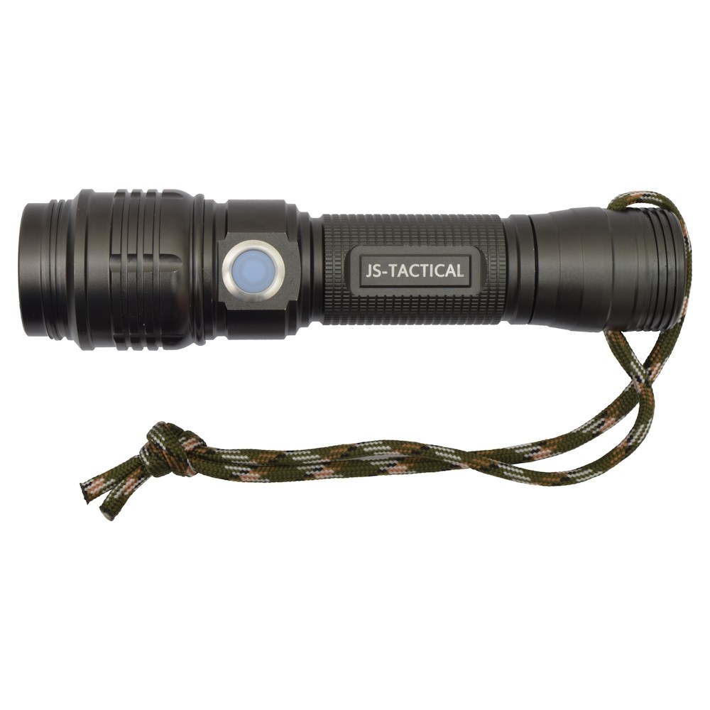 JS-TACTICAL LED FLASHLIGHT 300 LUMENS BLACK (LB-M1)