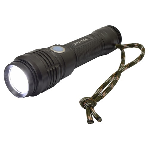 JS-TACTICAL LED FLASHLIGHT 300 LUMENS BLACK (LB-M1)