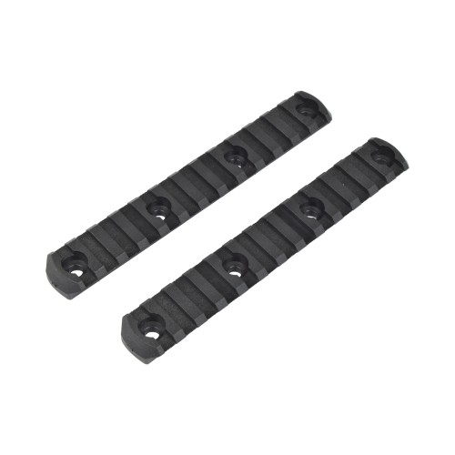 CLASSIC ARMY 13 SLOT STANDARD 20mm POLYMER RAILS BLACK (A655P-13)