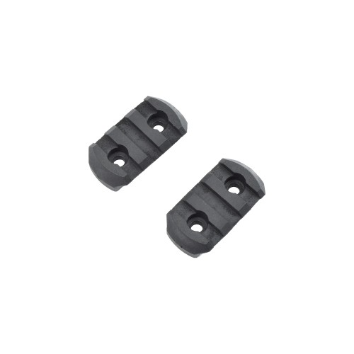 CLASSIC ARMY 3 SLOT STANDARD 20mm POLYMER RAILS BLACK (A656P-3)