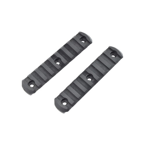 CLASSIC ARMY 9 SLOT STANDARD 20mm POLYMER RAILS BLACK (A656P-9)