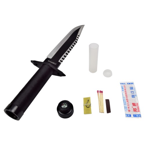 COLTELLO SURVIVAL A LAMA FISSA RAMBO I (RM-H1)