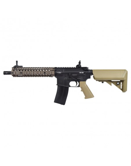 GOLDEN EAGLE GAS RIFLE DANIEL DEFENSE MK18 TWO-TONE BLACK/TAN (GE ...