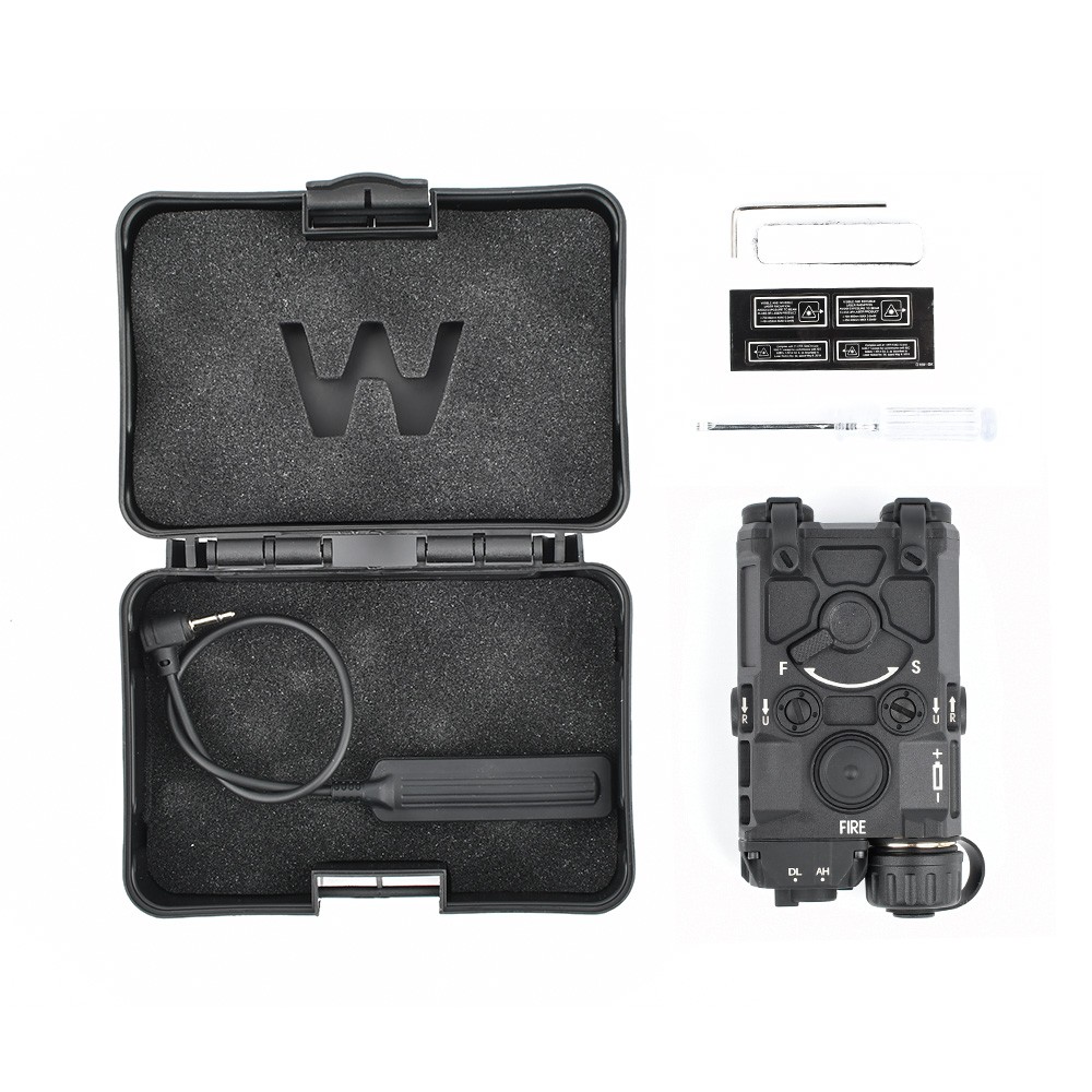 WADSN LASER AIMING DEVICE WITH LED LIGHT BLACK (WD6090-B) | Jolly Softair