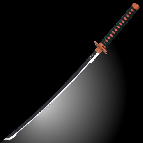 ORNAMENTAL KATANA WITH LED LIGHTING BAMBOO VERSION (ZS658BKGDWD-LS)
