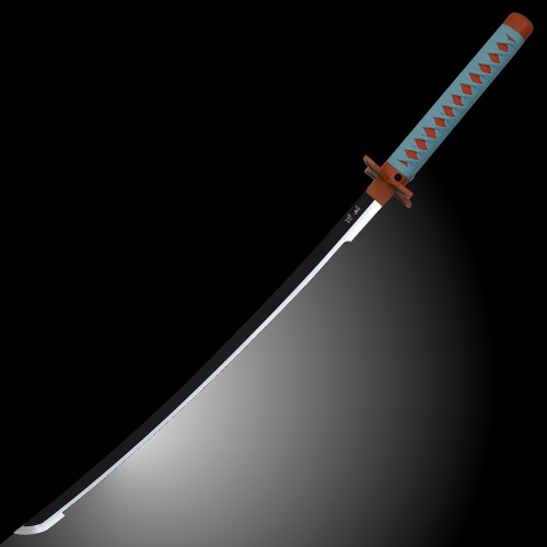 ORNAMENTAL KATANA WITH LED LIGHTING BAMBOO VERSION (ZS658WGDWD-LS)